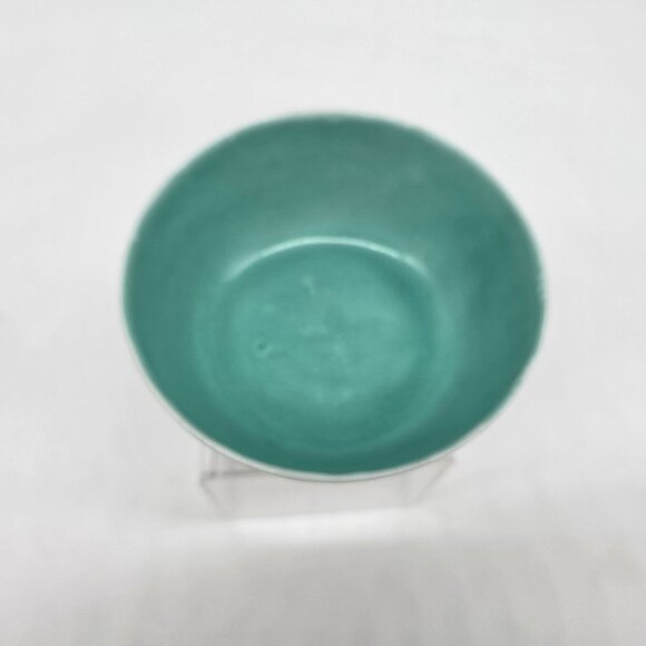 Vintage Chinese Hand Painted Cloisonne Pink Floral Bowl 4.5" - Picture 3 of 8